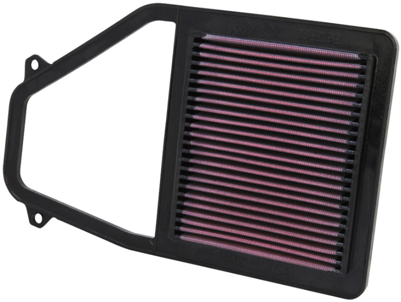 K&N 33-2192 High-Flow Air Filter for Honda and Acura vehicles
