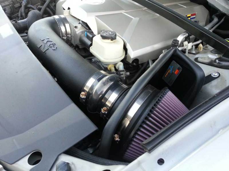 Cadillac CTS with K&N 57-3054 air intake system installed