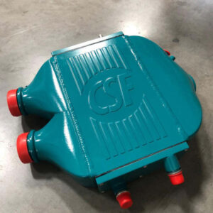 CSF 8082CT Top Mount Charge-Air-Cooler in Custom Teal