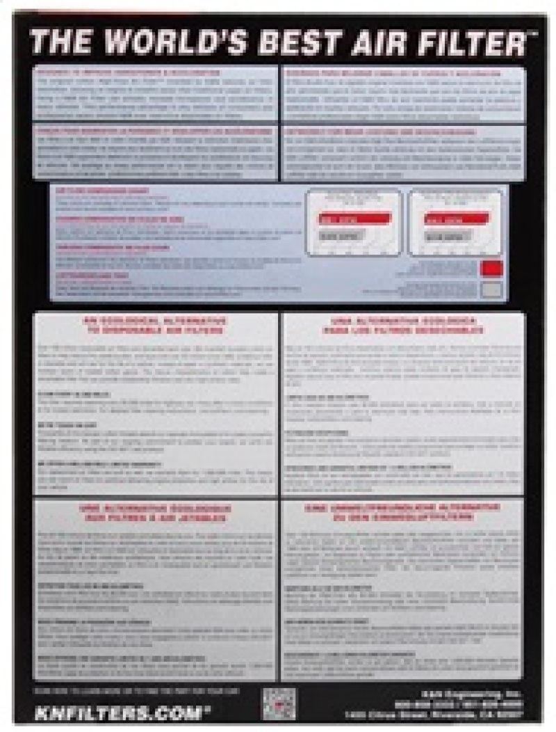 K&N 33-2391 High-Flow Air Filter - Washable & Reusable - Image 7