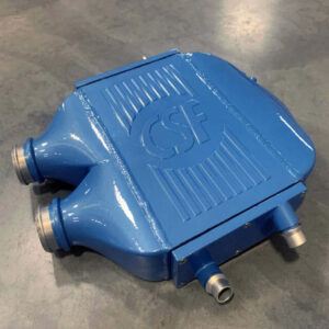 CSF 8082YMB Top Mount Charge-Air-Cooler in Yas Marina Blue