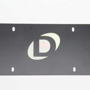 Dinan D010-0015 License Plate Black SS Offset accessory