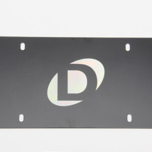Dinan D010-0016 License Plate Black SS Center