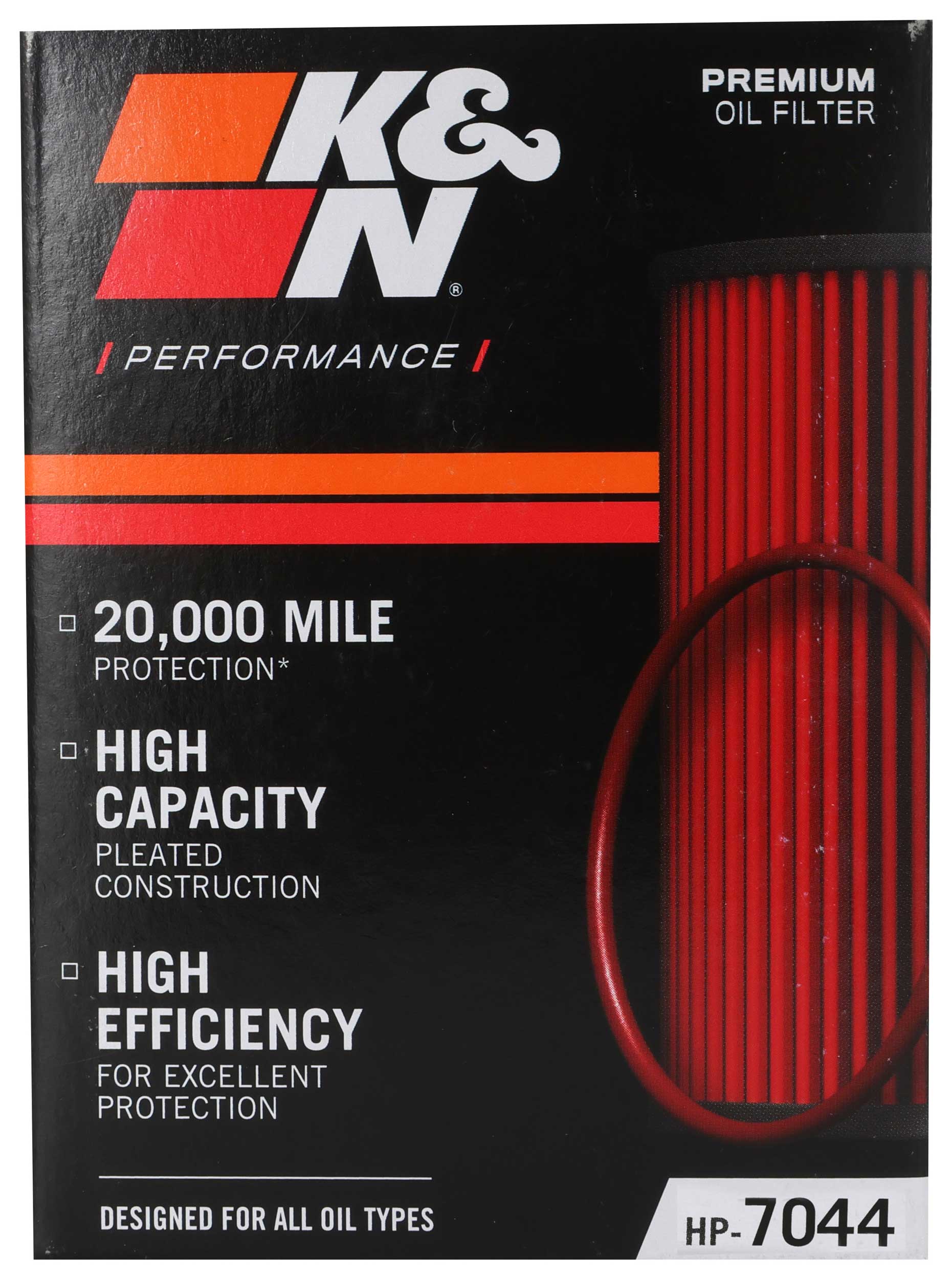K&N HP-7044 designed for effective oil filtration
