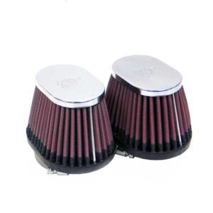 K&N Filters RC-2452 Universal Air Filter with pliable rubber flanges