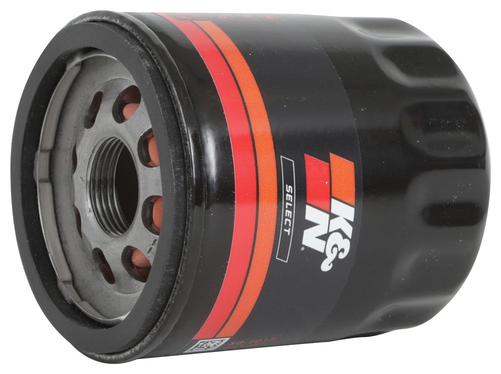 Fluted canister shape of K&N Filters SO-1017 for easy removal