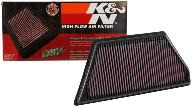 K&N 33-5055 High-Flow Air Filter for Cadillac CT6 (2016-2020) - Image 6