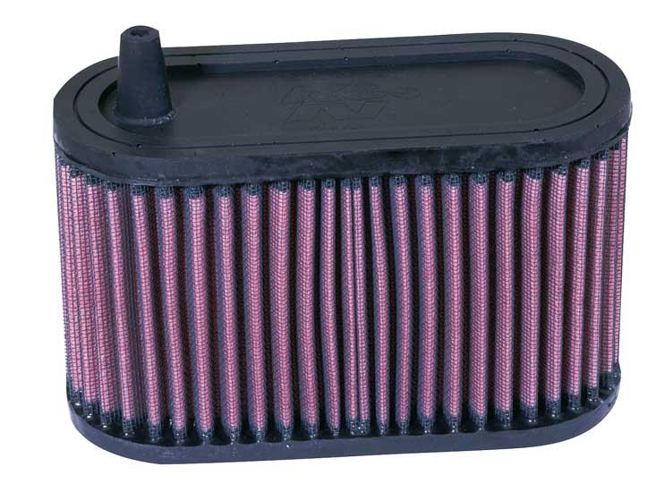 K&N YA-1285 air filter showcasing oiled cotton gauze material