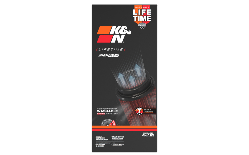 K&N E-2995 High-Flow Air Filter - Washable & Reusable - Image 10