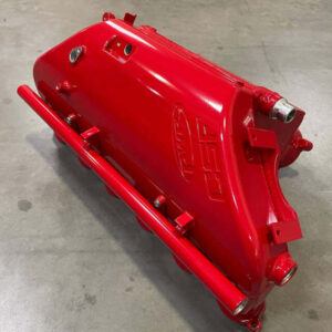 CSF 8233FER Charge-Air Cooler Manifold in Fire Engine Red