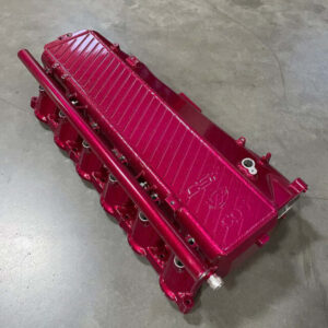 CSF 8200RS Charge-Air Cooler Manifold in Raspberry Sparkle