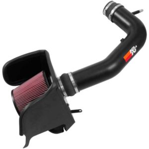 K&N Filters 77-2588KTK cold air intake system with aluminum intake tube