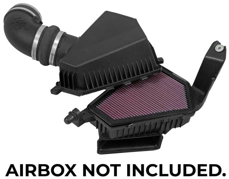 Components of K&N Filters 57-3086 Air Box Intake System