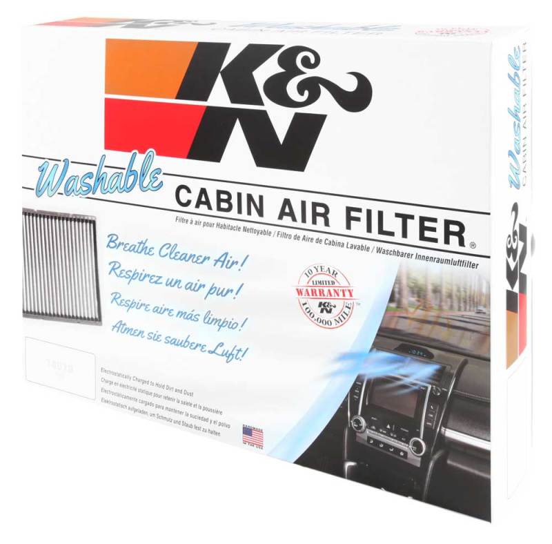 K&N Filters VF4002 Cabin Air Filter - Washable Replacement - Image 5