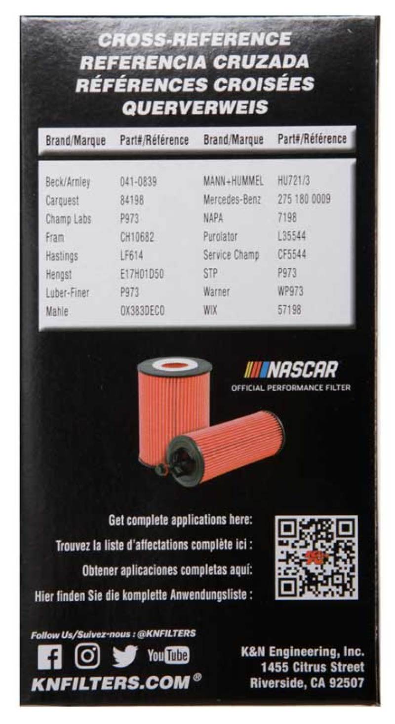 K&N HP-7033 Cartridge Oil Filter - Image 9