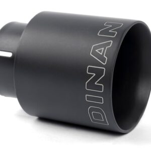 Dinan D663-0638-BOX double-walled exhaust tip in black ceramic