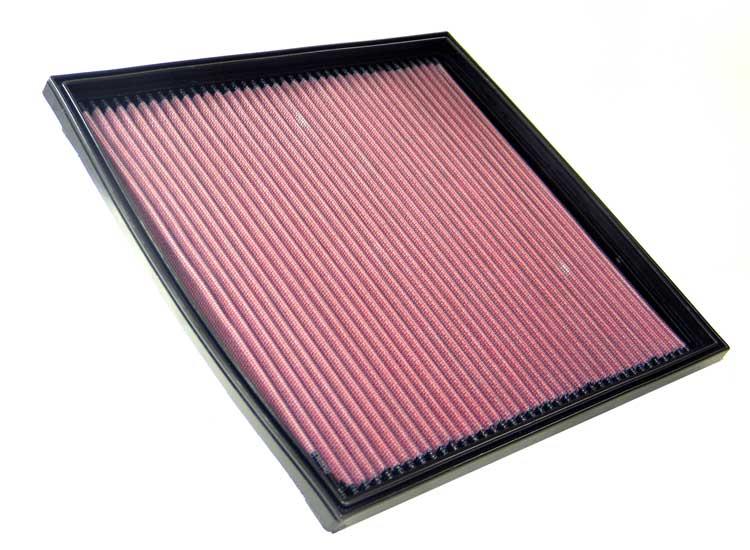 Close-up of K&N 33-2532 layered cotton media air filter