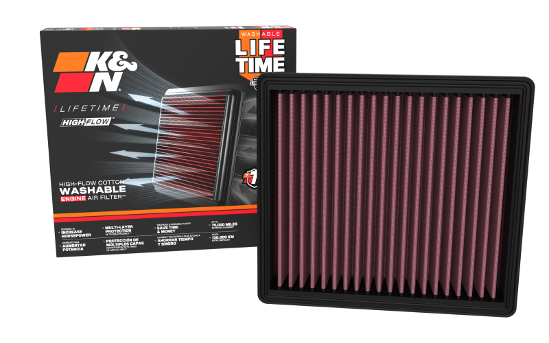 Reusable design of K&N 33-5100 air filter