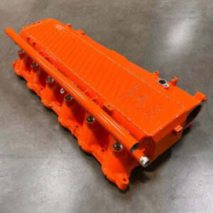 CSF 8300FO Charge-Air-Cooler Manifold in Fire Orange