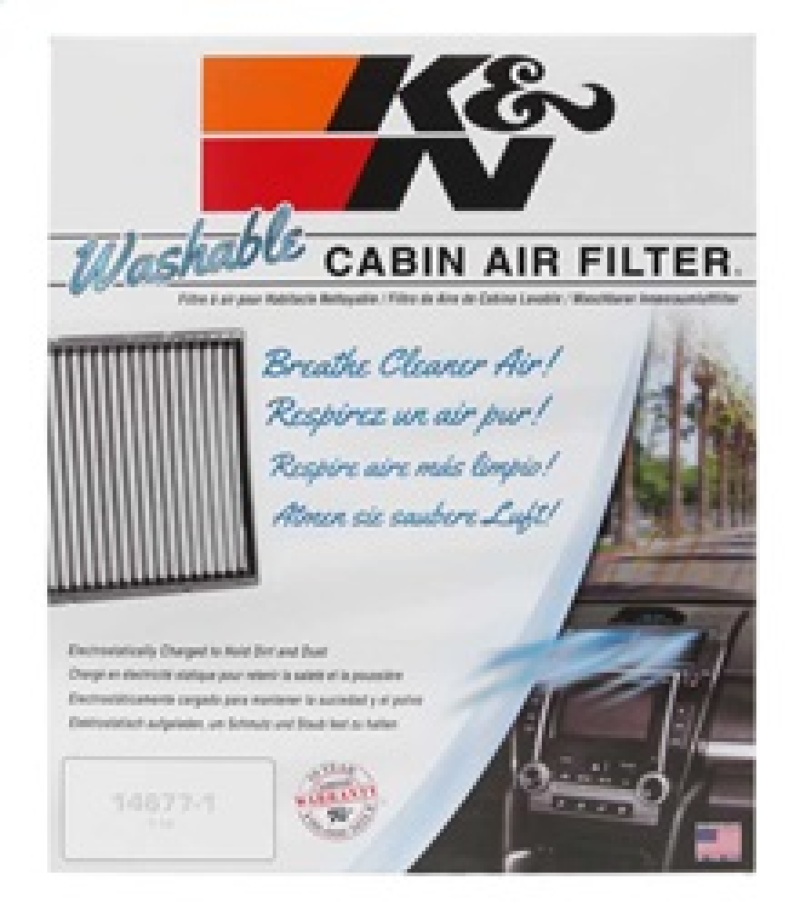 K&N Filters VF2016 Cabin Air Filter - Washable Replacement - Image 10