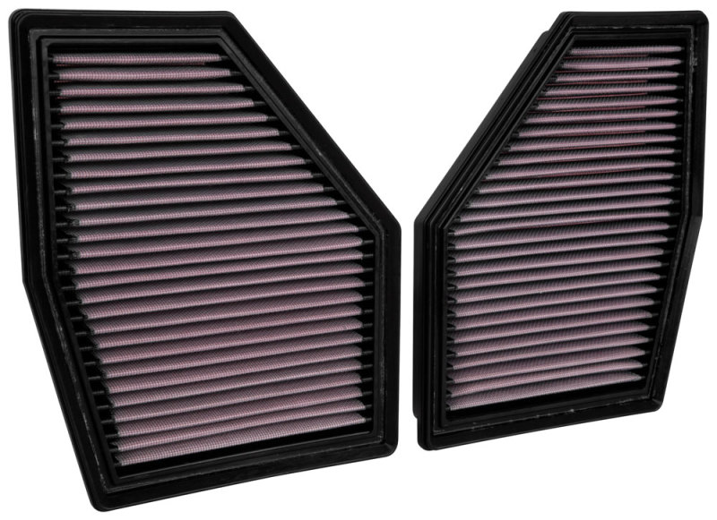 Close-up of K&N 33-3155 air filter design