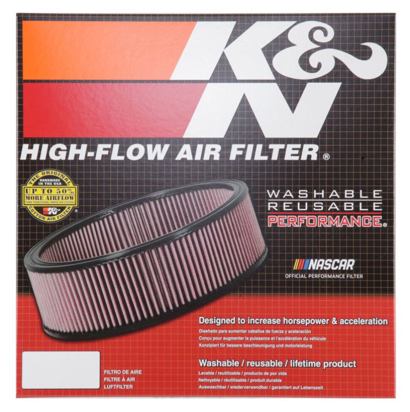 K&N E-2865 High-Flow Air Filter - Washable & Reusable - Image 8