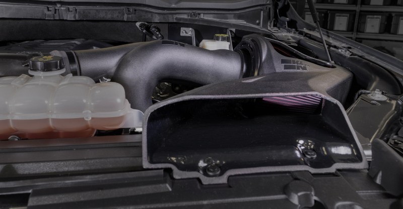 K&N cold air intake system performance boost for Ford F-150
