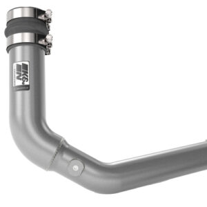 K&N Filters 77-1017KC Charge Pipe Kit with gunmetal gray finish