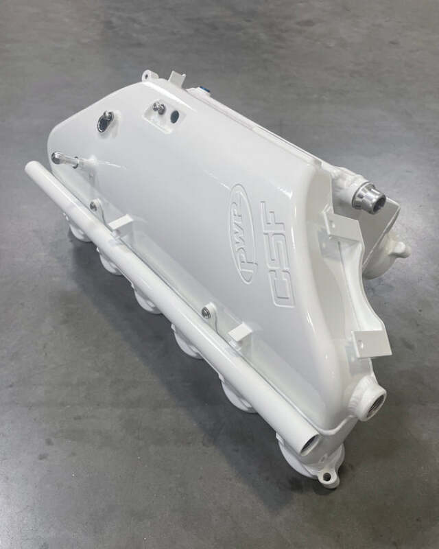 CSF 8233AW Charge-Air Cooler Manifold in Alpine White