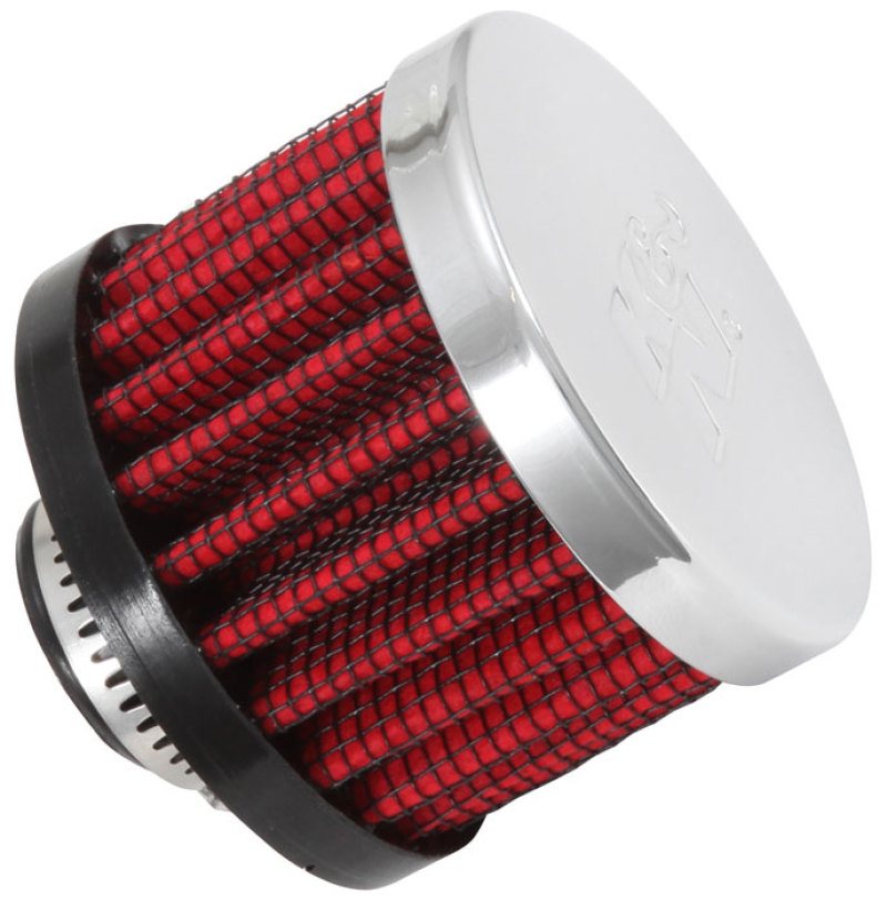 K&N Filters 62-1330 crankcase vent filter with chrome top
