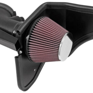 K&N Filters 63-1116 air intake system with high-density polyethylene tube