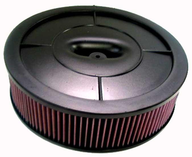 Close-up of K&N Filtercharger for enhanced airflow