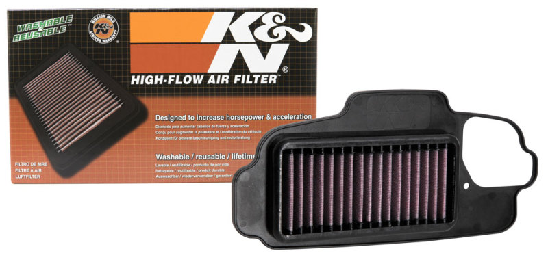 K&N HA-1219 High-Flow Air Filter for Motorcycles - Image 4
