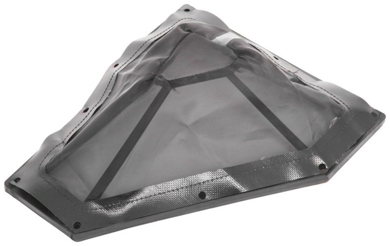 Silicone treated polyester wrap for air filters