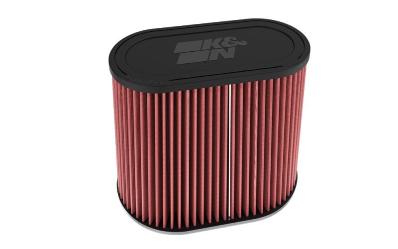 K&N Filters RU-6104 Universal Air Filter with pliable rubber flanges