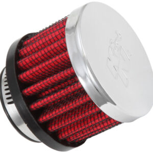 K&N 62-1370 crankcase vent filter with chrome-plated top