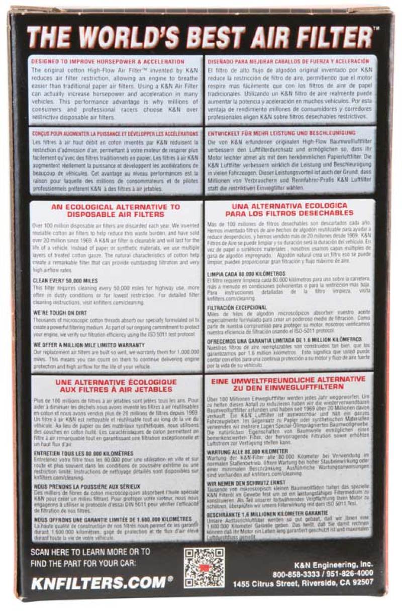 K&N Filters RC-2890 Universal Air Filter - Image 6