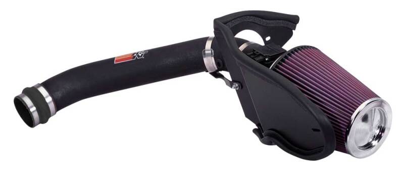 High-flow air filter included with K&N 57-2553