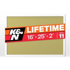 K&N HVC-21625 washable air filter for HVAC systems