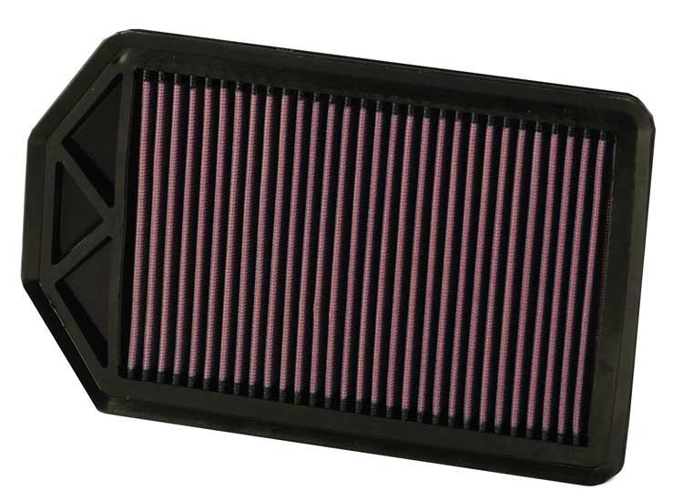 Close-up of K&N washable air filter design