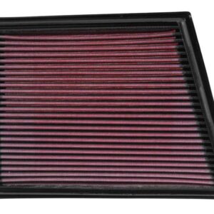 K&N 33-3025 High-Flow Air Filter with layered cotton media