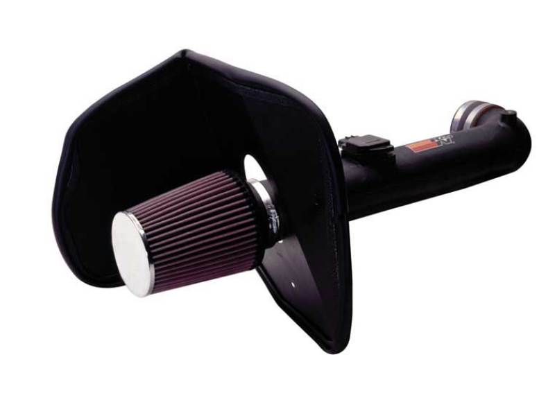K&N Filters 57-9014-1 air intake system with high-density polyethylene tube