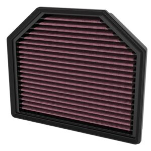 K&N Filters 33-3191 High-Flow Air Filter showcasing layered cotton media