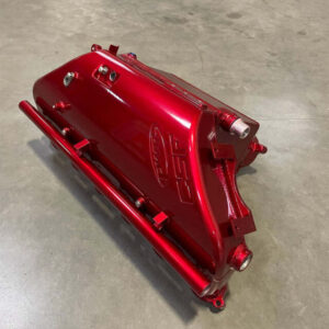 CSF 8233CAR Charge-Air Cooler Manifold in Candy Apple Red