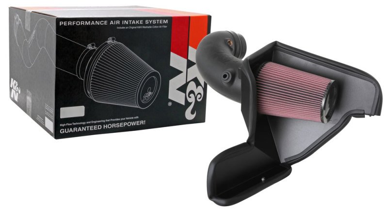 Custom heat shield of K&N Filters 63-2515 Air Intake System