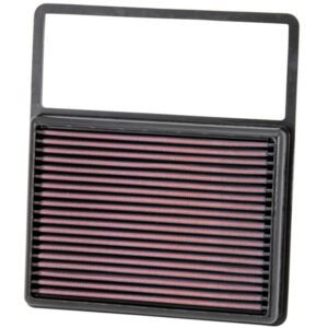 K&N 33-5001 High-Flow Air Filter with layered cotton media