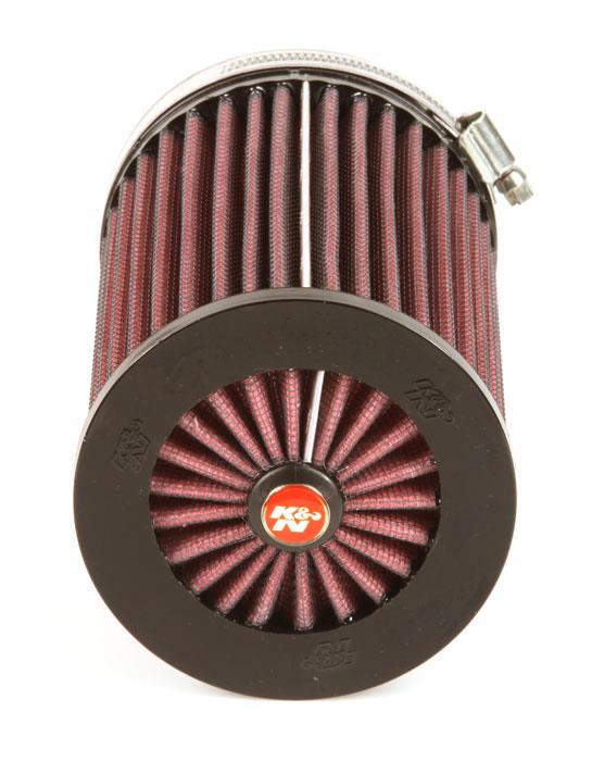 K&N RX-4140 air filter showcasing its unique top design