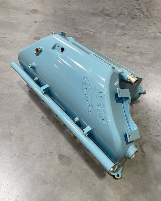 CSF 8233SB Charge-Air Cooler Manifold in Snow Blue