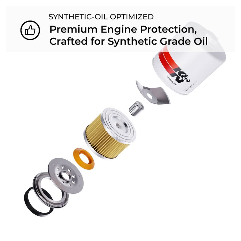 K&N HP-1002 Premium Oil Filter for Engine Protection - Image 4
