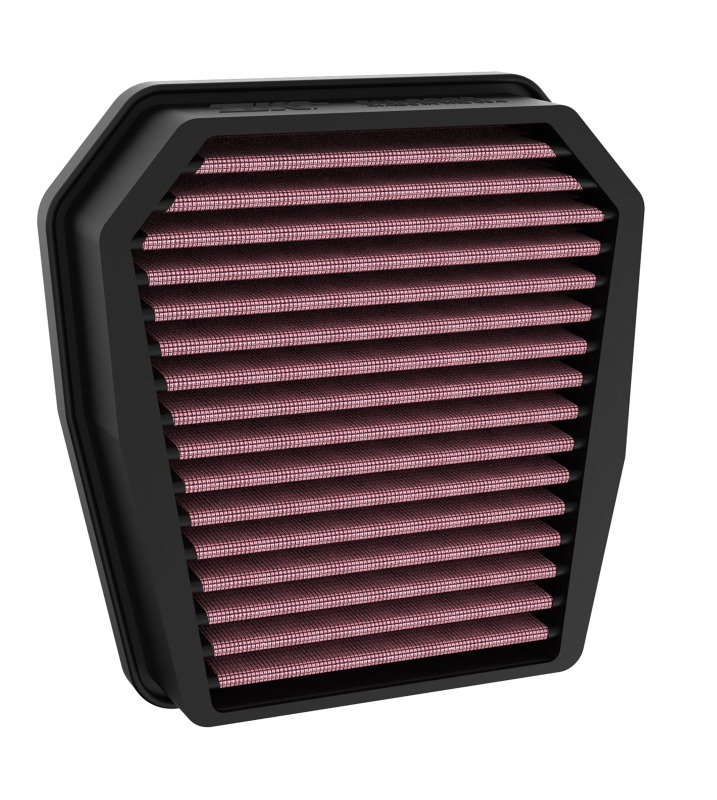 K&N SU-8023 air filter showcasing its washable and reusable design
